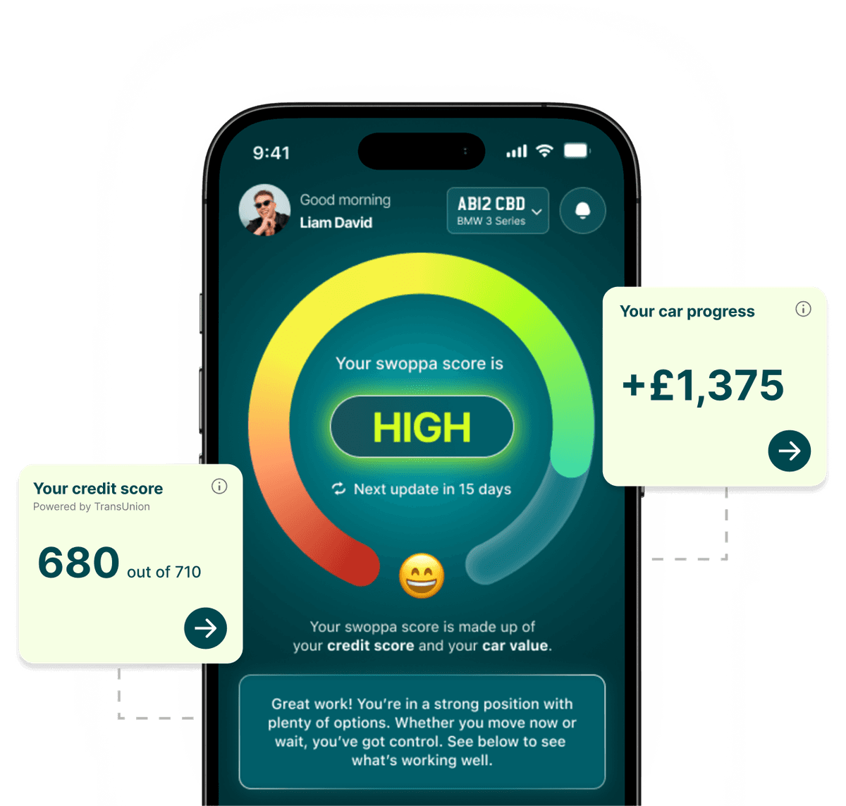 Mobile dashboard preview